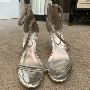 Aldo silver highheels